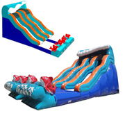 hot sale used inflatable slides